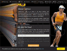 Tablet Screenshot of 3athlon.org